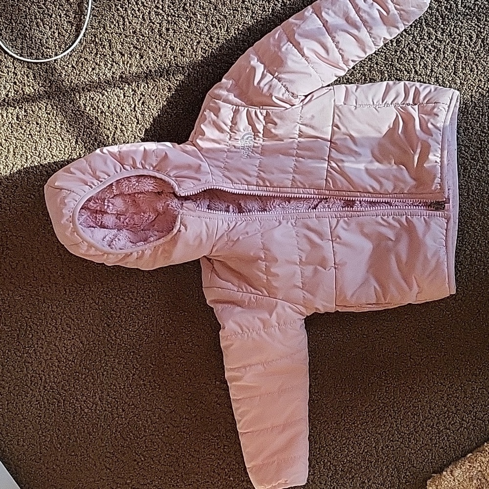 The North Face Light Pink Puffer Jacket